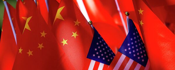 Флаги Китая и США. Архивное фото - Sputnik Кыргызстан