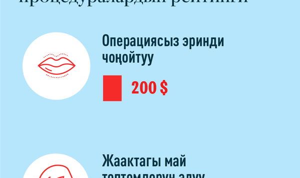 Кыргызстандагы пластикалык операциялардын жана косметологиялык процедуралардын рейтинги  - Sputnik Кыргызстан