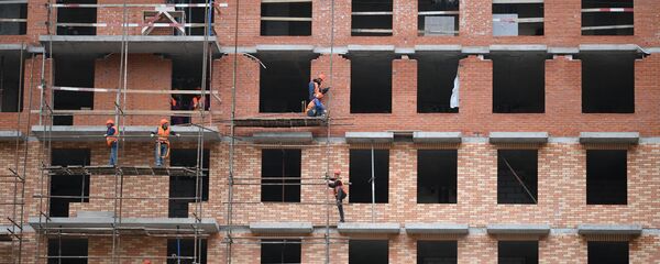 Курулуп жаткан үй. Архив - Sputnik Кыргызстан