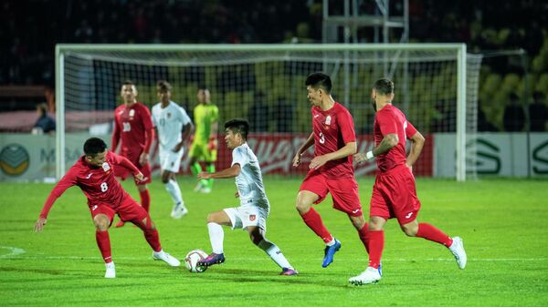 Кыргызстан — Мьянма футбол оюну. Архивдик сүрөт - Sputnik Кыргызстан