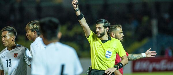 Футбольный матч Кыргызстан — Мьянма в рамках отборочного раунда ЧМ-2022 - Sputnik Кыргызстан