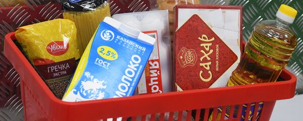 Корзина с продуктами - Sputnik Кыргызстан