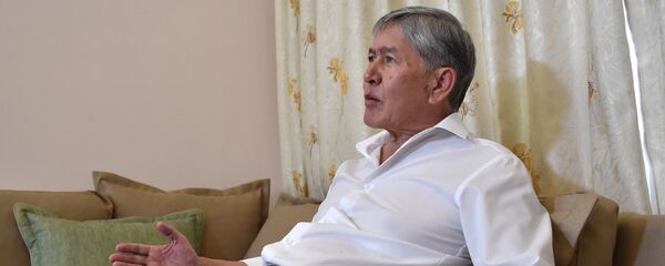 Ситуация около дома бывшего президента КР Алмазбека Атамбаева в селе Кой-Таш - Sputnik Кыргызстан