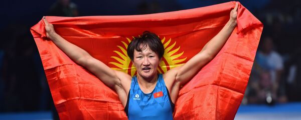 Кыргызстандык балбан кыз Айсулуу Тыныбнекова. Архив Кыргызстандык балбан кыз Айсулуу Тыныбнекова. Архив - Sputnik Кыргызстан