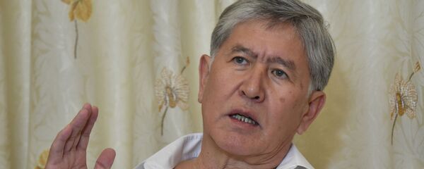 Ситуация около дома бывшего президента КР Алмазбека Атамбаева в селе Кой-Таш - Sputnik Кыргызстан