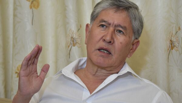Ситуация около дома бывшего президента КР Алмазбека Атамбаева в селе Кой-Таш - Sputnik Кыргызстан