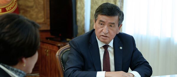 Президент Кыргызской Республики Сооронбай Жээнбеков  - Sputnik Кыргызстан