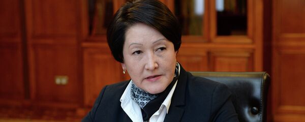 Председатель Центральной комиссии по выборам и проведению референдумов КР Нуржан Шайлдабекова - Sputnik Кыргызстан