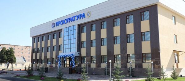 Торжественное открытие нового 3-х этажного здания прокуратуры Жалал-Абадской области - Sputnik Кыргызстан