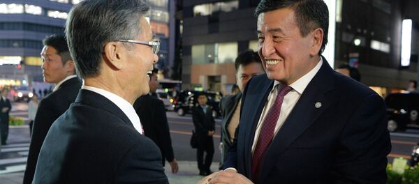 Президент КР Сооронбай Жээнбеков в рамках рабочей поездки в Японию посетил головной офис корпорации Tokyo Rope MFG в городе Токио - Sputnik Кыргызстан