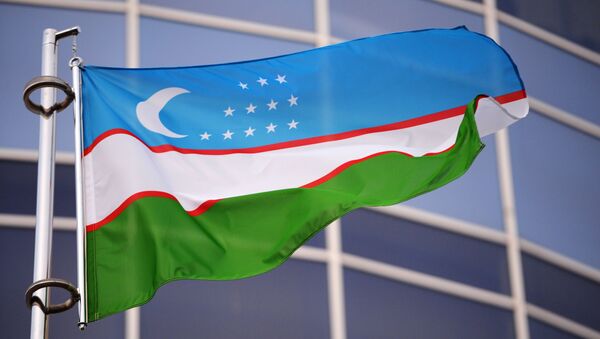  Государственный флаг Узбекистана. Архивное фото - Sputnik Кыргызстан