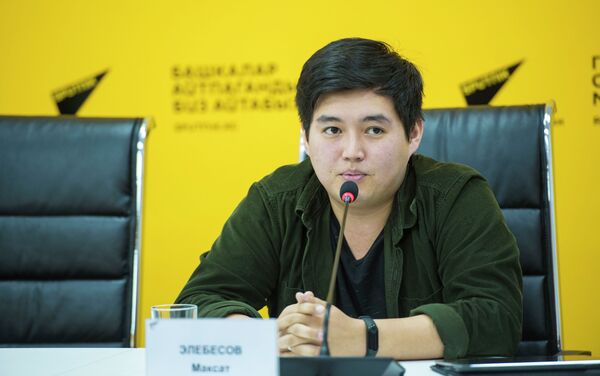 Журналист информационного агентства и радио Sputnik Кыргызстан Максат Элебесов дал мастер-класс студентам - Sputnik Кыргызстан
