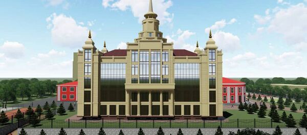 Эскизы здания филиала Московского государственного университета имени М. В. Ломоносова в Оше - Sputnik Кыргызстан