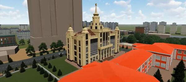 Филиал МГУ в Оше — представлено 3D-видео будущего здания Филиал МГУ в Оше — представлено 3D-видео будущего здания - Sputnik Кыргызстан