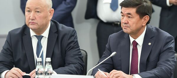 Премьер-министр Мухаммедкалый Абылгазиев Премьер-министр Мухаммедкалый Абылгазиев - Sputnik Кыргызстан