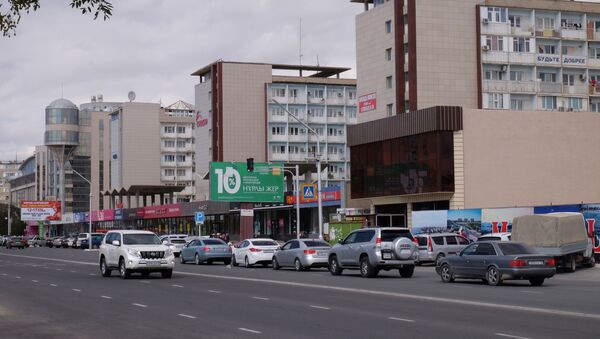 Центральная улица в Актау - Sputnik Кыргызстан