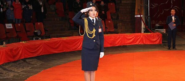 Конкурс Мисс в погонах — 2016 в здании Кыргызского государственного цирка в Бишкеке - Sputnik Кыргызстан