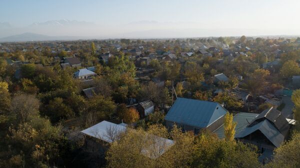 Частные дома в Бишкеке. Архивное фото - Sputnik Кыргызстан