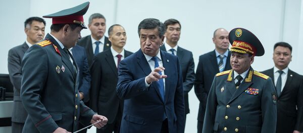 Презентация цифровизированного командного центра в Бишкеке президенту Сооронбаю Жээнбекову  - Sputnik Кыргызстан