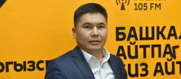 Завотделом Госагентства охраны окружающей среды и лесного хозяйства Талант Турдуматов - Sputnik Кыргызстан