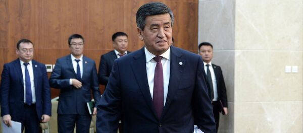 Кыргызстандын президенти Сооронбай Жээнбеков - Sputnik Кыргызстан