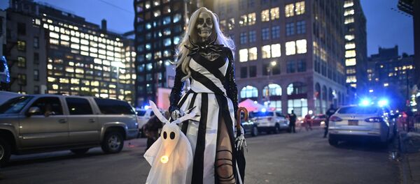 Празднование хэллоуина в США - Sputnik Кыргызстан