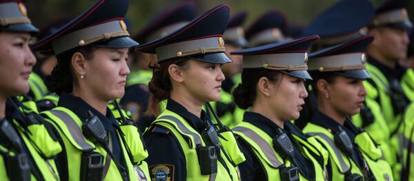 Презентация пилотного проекта Патрульной службы милиции по Бишкеку - Sputnik Кыргызстан