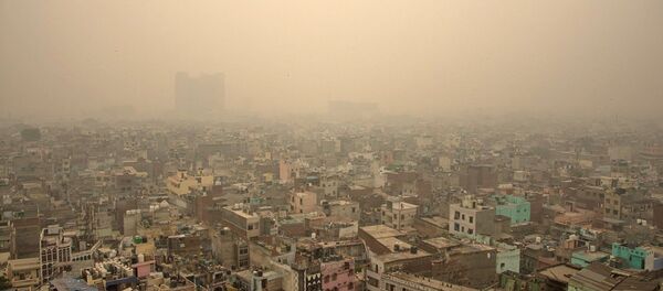Жители Нью-Дели задыхаются от смога — дошло до критического уровня. Видео - Sputnik Кыргызстан