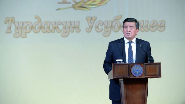 Кыргызстандын президенти Сооронбай Жээнбеков - Sputnik Кыргызстан