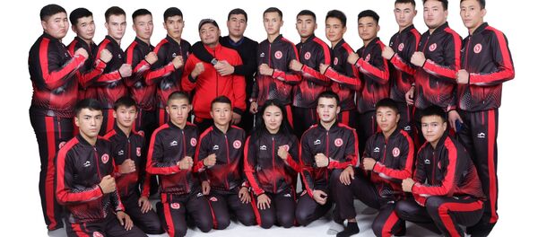 Молодежный состав национальной сборной КР по грэпплингу - Sputnik Кыргызстан