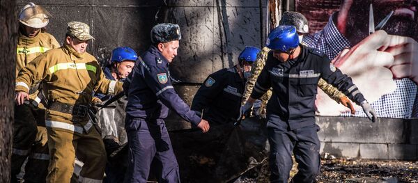 Взрыв фастфуда Антошка в центре Бишкеке Взрыв фастфуда Антошка в центре Бишкеке - Sputnik Кыргызстан