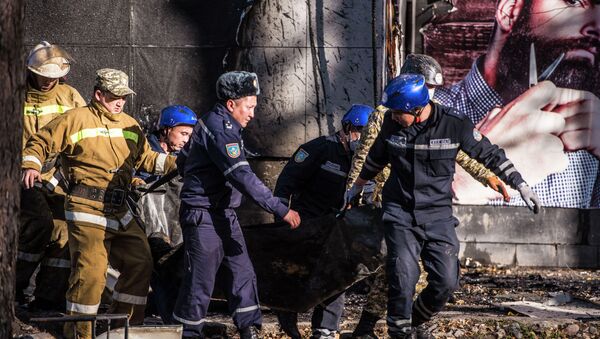 Взрыв фастфуда Антошка в центре Бишкеке - Sputnik Кыргызстан