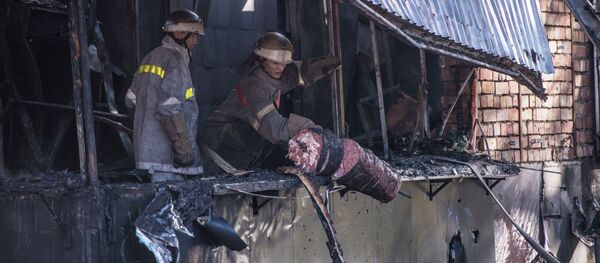 Бишкектин чок ортосундагы жарылуу Бишкектин чок ортосундагы жарылуу - Sputnik Кыргызстан