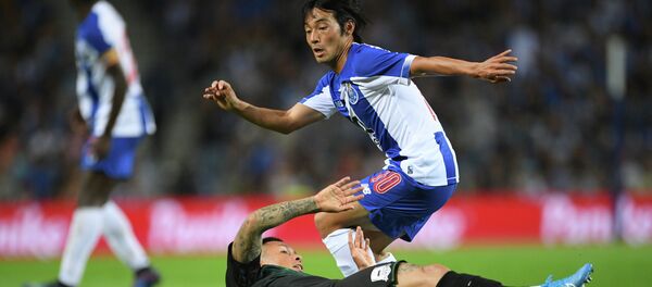 Футболист сборной Японии Сёя Накадзима. Архивное фото - Sputnik Кыргызстан