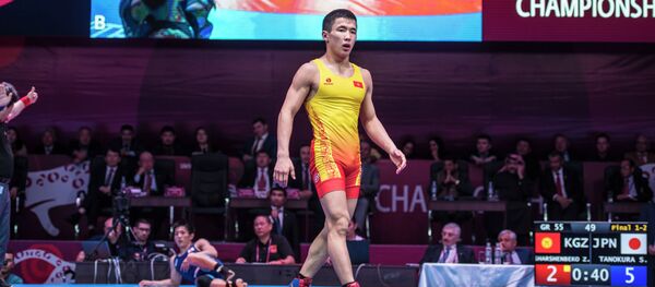 Кыргызстандык балбан Жоламан Шаршенбеков. Архив - Sputnik Кыргызстан