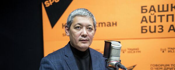 Член первичной организации Кыргызского общества слепых и глухих Бахтияр Мамбетказиев - Sputnik Кыргызстан