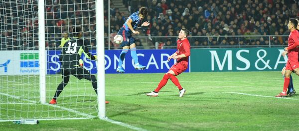 Футбольный матч между сборными Кыргызстана и Японии в Бишкеке - Sputnik Кыргызстан