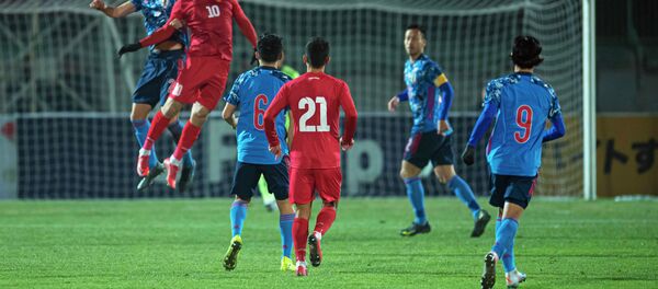 Футбольный матч между сборными Кыргызстана и Японии в Бишкеке - Sputnik Кыргызстан