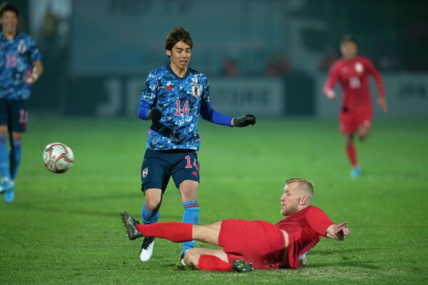 Футбольный матч между сборными Кыргызстана и Японии в Бишкеке - Sputnik Кыргызстан