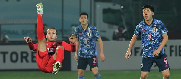 Футбольный матч между сборными Кыргызстана и Японии в Бишкеке - Sputnik Кыргызстан