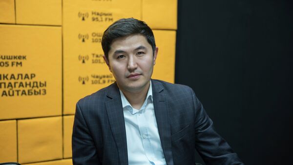 Кыргызалтын ААКсынын тышкы экономика бөлүмүнүн башчысы Азамат Назарбаев - Sputnik Кыргызстан