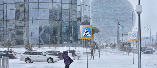 Обильные осадки в Нур-Султане - Sputnik Кыргызстан