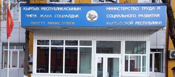Социалдык өнүктүрүү министрлигинин имараты. Архив - Sputnik Кыргызстан