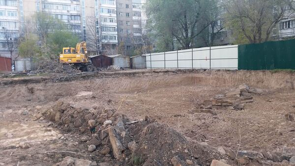Строительство нового детского сада на улице Тыныстанова в Бишкеке - Sputnik Кыргызстан
