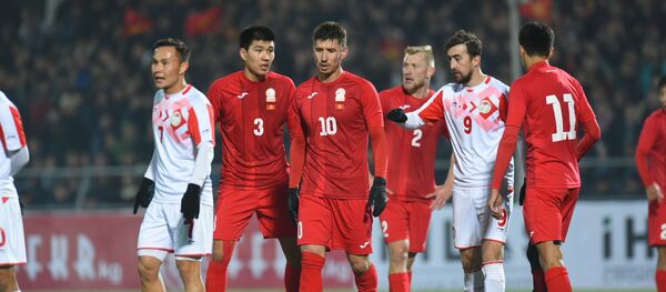 Групповой этап Чемпионата мира 2022 года. Кыргызстан — Таджикистан - Sputnik Кыргызстан