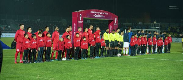 Кыргызстандын футбол боюнча улуттук курама командасы. Архив - Sputnik Кыргызстан