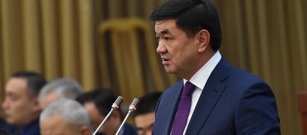 Премьер-министр Мухаммедкалый Абылгазиев Премьер-министр Мухаммедкалый Абылгазиев - Sputnik Кыргызстан