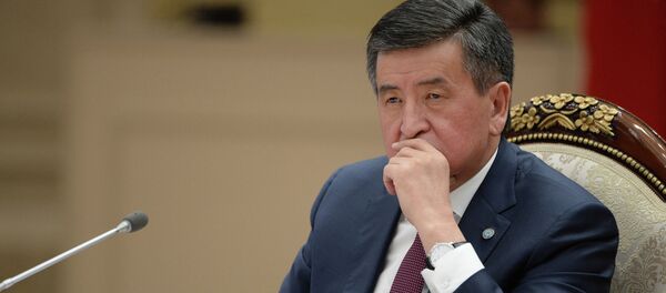 Президент Кыргызской Республики Сооронбай Жээнбеков. Архивное фото - Sputnik Кыргызстан