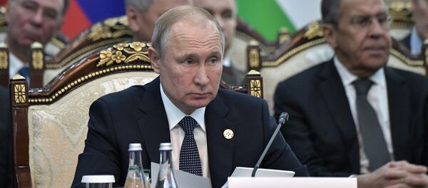 Рабочий визит президента РФ В. Путина в Киргизию Рабочий визит президента РФ В. Путина в Киргизию - Sputnik Кыргызстан