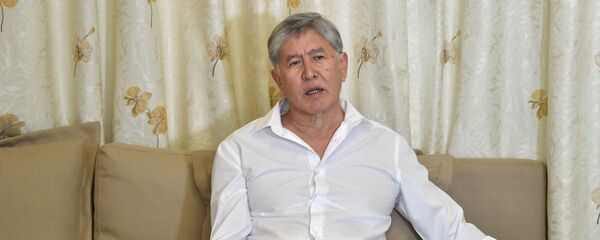 Ситуация около дома бывшего президента КР Алмазбека Атамбаева в селе Кой-Таш - Sputnik Кыргызстан